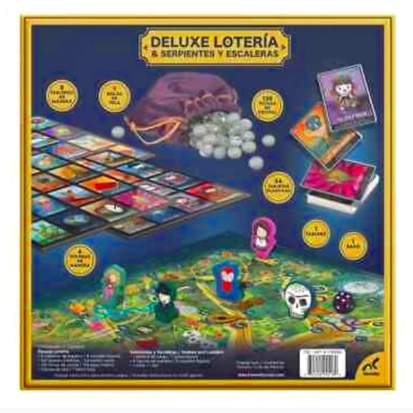 Deluxe Loteria & Serpientes y Escalaras Board Game - Picture 2 of 3